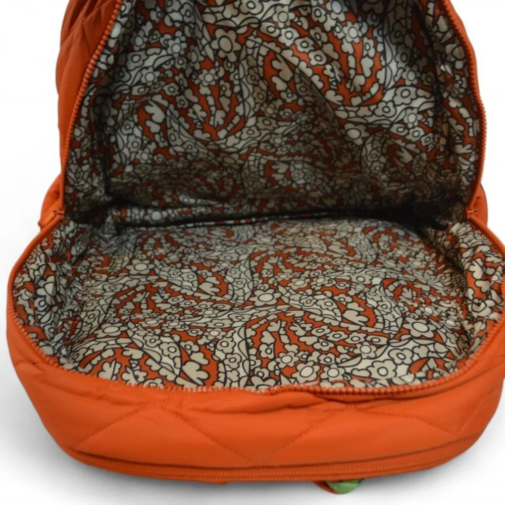 Vera Bradley Orange Quilted Backpack